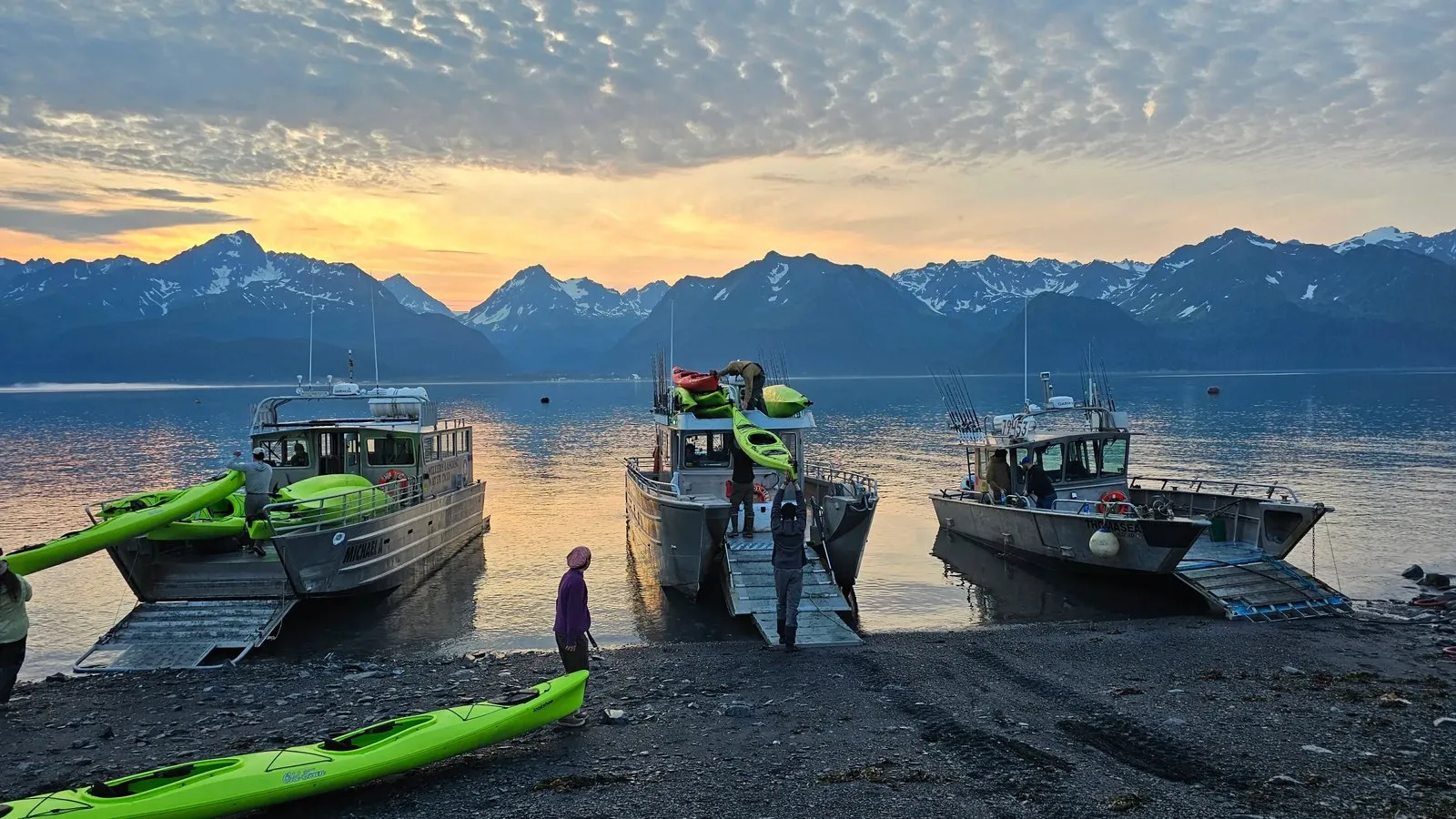 Miller's Landing's boat at the dock
