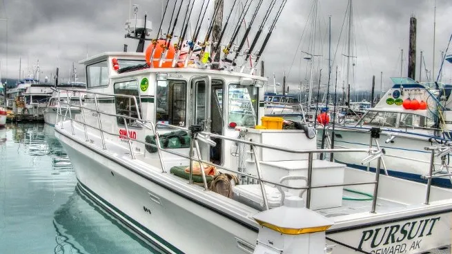 ProFish-n-Sea Charters' boat at the dock